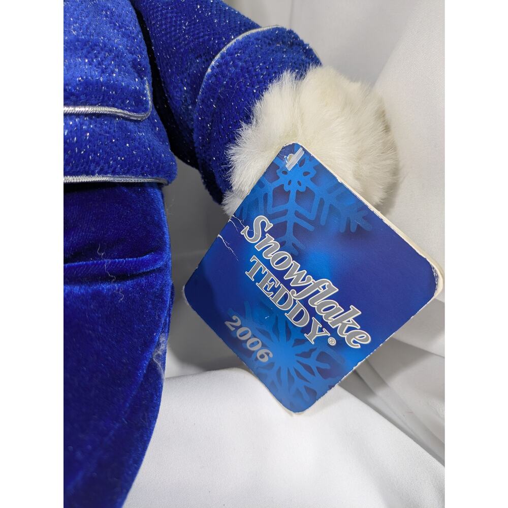 Dan Dee Snowflake Christmas Holiday Teddy Bear Stuffed Plush 20" 2006 with Tag‎ - Picture 10 of 10